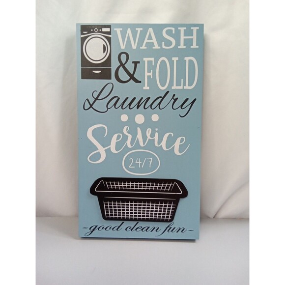 Laundry‎ Room Wall Art Wood - Picture 1 of 8